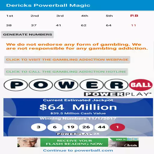 Free play online Powerball Generator APK