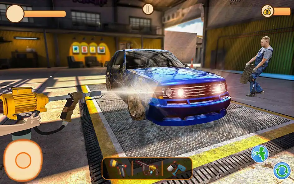 Play Power Car Wash Cleaning Games as an online game Power Car Wash Cleaning Games with UptoPlay