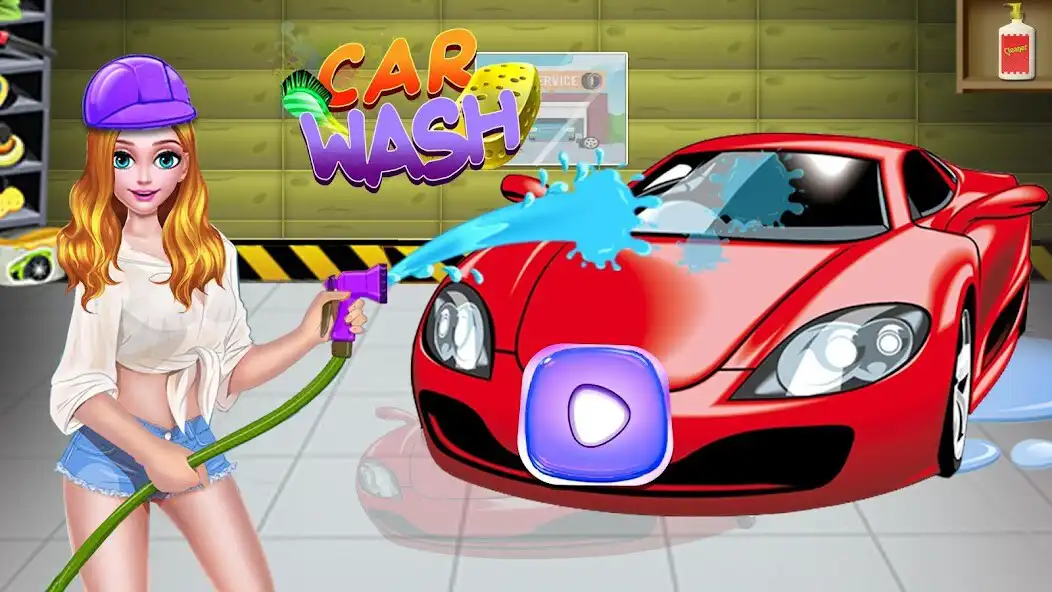 Play Power Clean Gun Car Wash Game  and enjoy Power Clean Gun Car Wash Game with UptoPlay