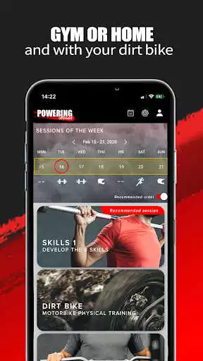 Play POWERING: Dirt bike training as an online game POWERING: Dirt bike training with UptoPlay