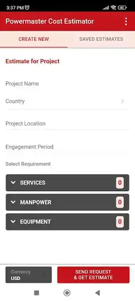 Play Powermaster Cost Estimator  and enjoy Powermaster Cost Estimator with UptoPlay