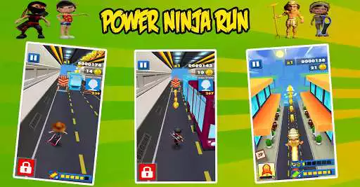 Play Power Ninja Running: Superboy and Friends as an online game Power Ninja Running: Superboy and Friends with UptoPlay