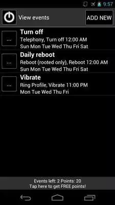Play Power Schedule