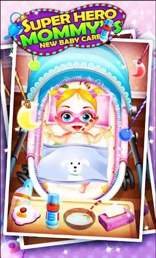 Play power superhero mommy girl dc - having baby games as an online game power superhero mommy girl dc - having baby games with UptoPlay