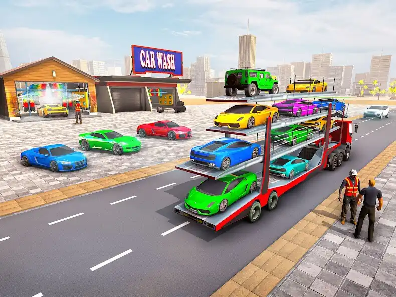 Play Power Washing Car Simulator 3D as an online game Power Washing Car Simulator 3D with UptoPlay