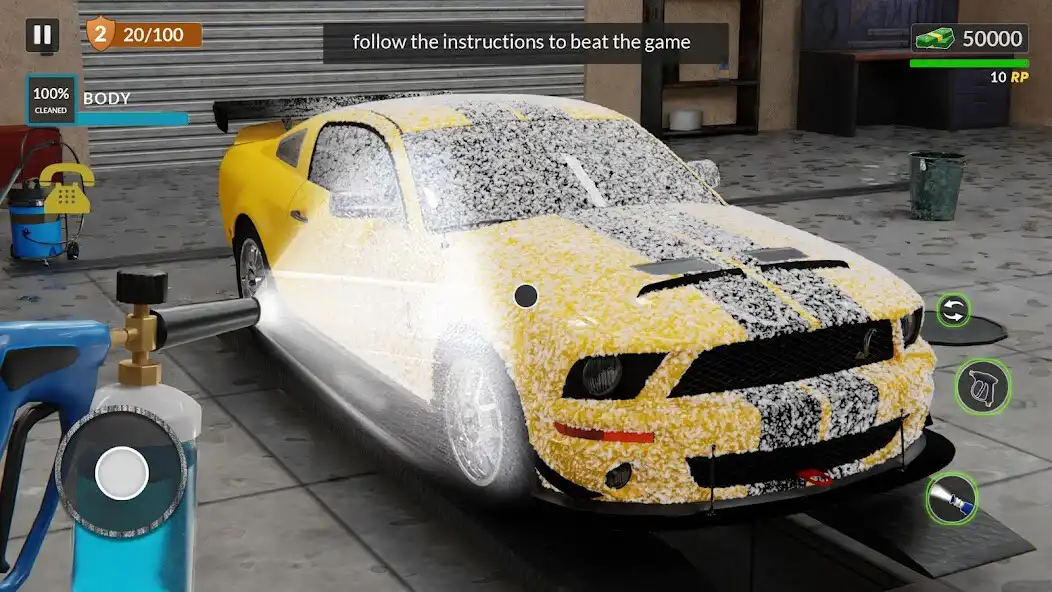Play Power Washing Car Wash Games as an online game Power Washing Car Wash Games with UptoPlay