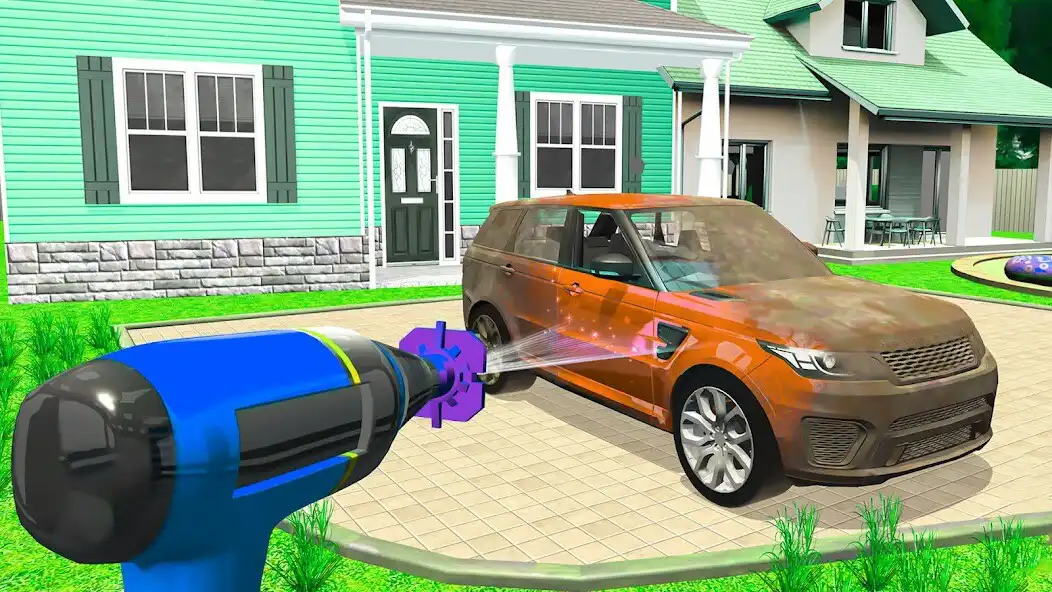 Play Power Washing Clean Sim as an online game Power Washing Clean Sim with UptoPlay