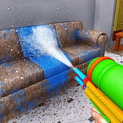 Play Power Washing Gun Simulator-3D APK