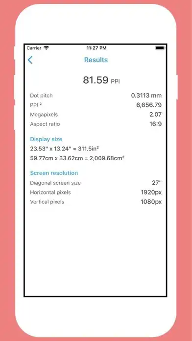 Play PPI Calc - DPI Calculator as an online game PPI Calc - DPI Calculator with UptoPlay