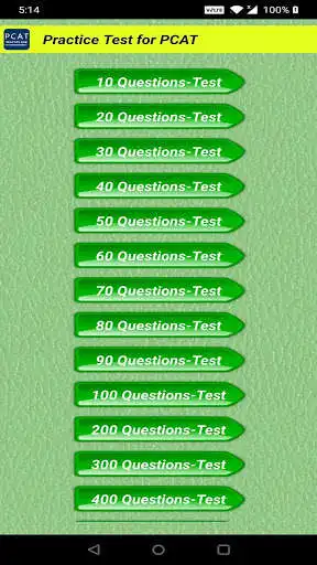 Play Practice Test for PCAT Play Practice Test for PCAT