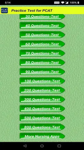 Play Practice Test for PCAT Play Practice Test for PCAT