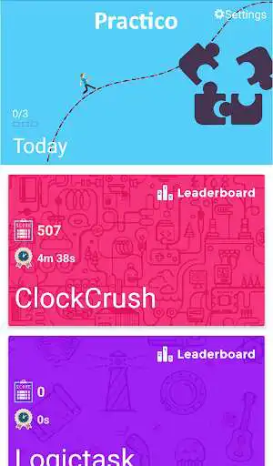 Play Practico - Brain Games  Trainer as an online game Practico - Brain Games  Trainer with UptoPlay