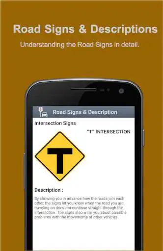 Play Practise Test USA  Road Signs