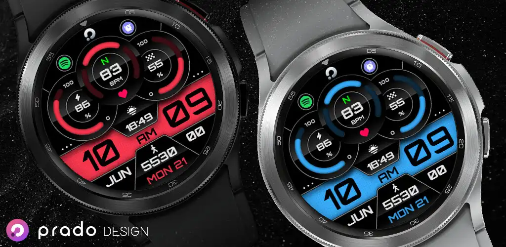 Play PRADO X74 - Digital Watch Face  and enjoy PRADO X74 - Digital Watch Face with UptoPlay