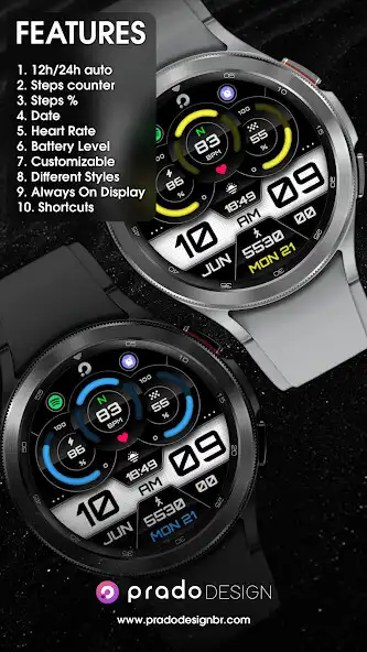 Play PRADO X74 - Digital Watch Face as an online game PRADO X74 - Digital Watch Face with UptoPlay