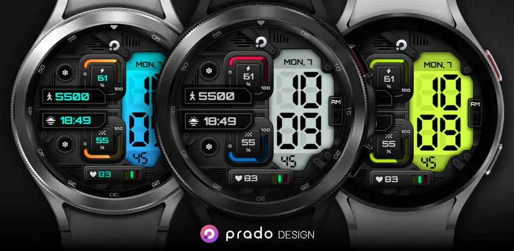 Play PRADO X98 - Digital Watch Face  and enjoy PRADO X98 - Digital Watch Face with UptoPlay
