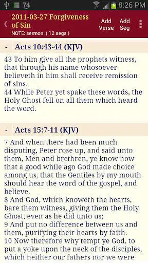 Play Praise Notepad KJV (Notebook) as an online game Praise Notepad KJV (Notebook) with UptoPlay