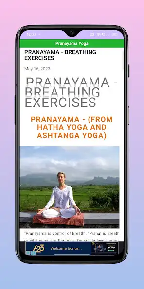Play Pranayama yoga as an online game Pranayama yoga with UptoPlay