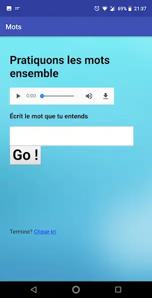 Play Pratiquons les mots ensemble as an online game Pratiquons les mots ensemble with UptoPlay