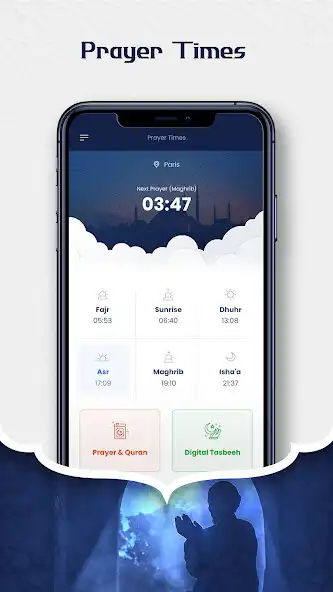 Play Prayer Time: Azan, Qibla Quran  and enjoy Prayer Time: Azan, Qibla Quran with UptoPlay