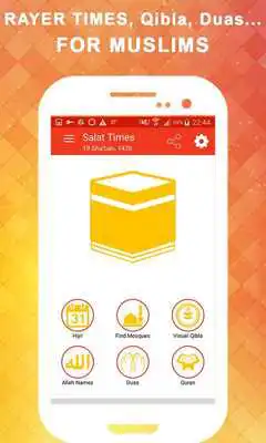 Play Prayer times  Qibla Locator