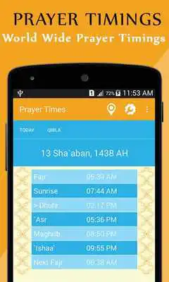 Play Prayer Times Ramadan 2017