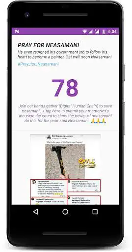 Play Pray For Neasamani - Save Neasamani as an online game Pray For Neasamani - Save Neasamani with UptoPlay
