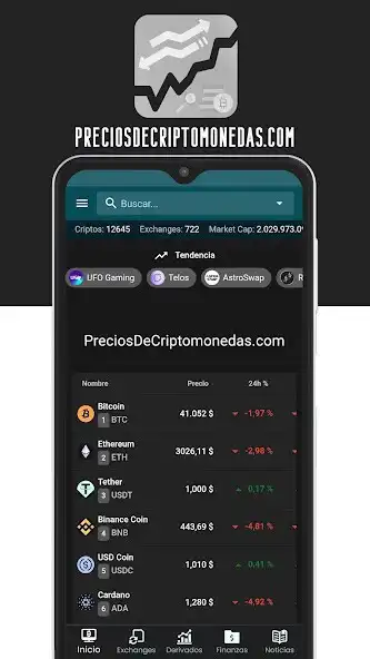 Play Precios de Criptomonedas  and enjoy Precios de Criptomonedas with UptoPlay
