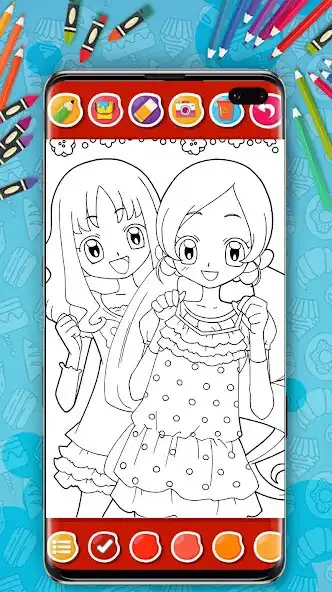 Play Precure Anime coloring  and enjoy Precure Anime coloring with UptoPlay