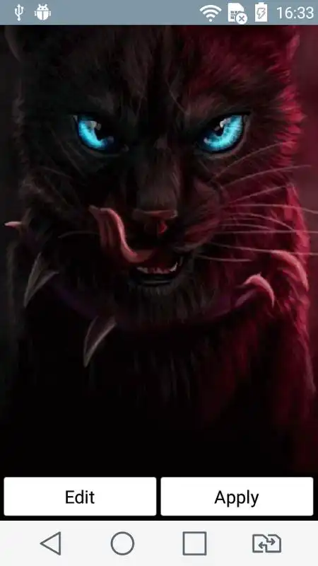 Play Predatory cat live wallpaper