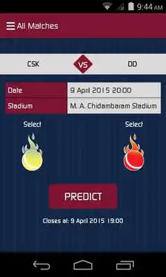 Play Predict For Cricket