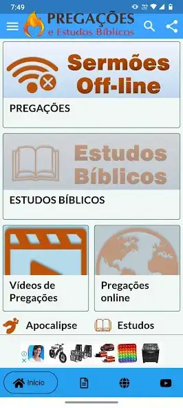 Play Pregações e Estudos Bíblicos  and enjoy Pregações e Estudos Bíblicos with UptoPlay