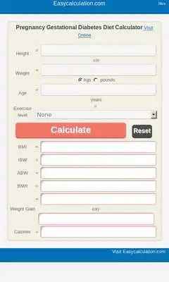 Play Pregnancy Diabetes Calculator