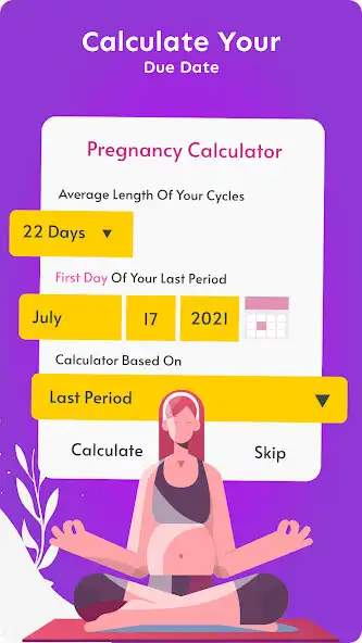 Play Pregnancy Tracker + Yoga Poses as an online game Pregnancy Tracker + Yoga Poses with UptoPlay