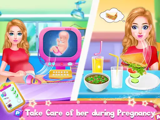 Play Pregnant Mommy Care Baby Games as an online game Pregnant Mommy Care Baby Games with UptoPlay