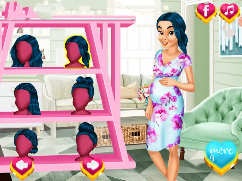 Play Pregnant Princesses Fashion: Mommys Outfit Clothes as an online game Pregnant Princesses Fashion: Mommys Outfit Clothes with UptoPlay