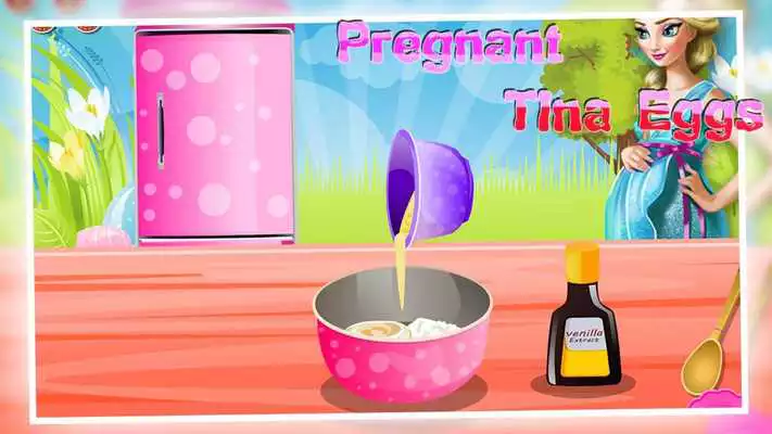 Play Pregnant Tina eggs