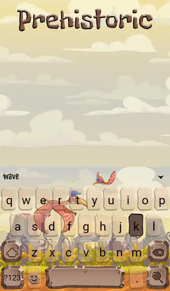 Play Prehistoric Animated Keyboard as an online game Prehistoric Animated Keyboard with UptoPlay