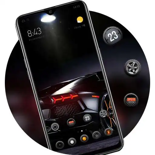 Play Premium luxury sports car launcher theme APK