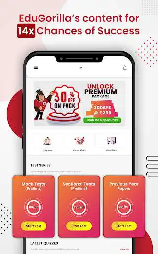 Play Prepare For TCS NQT With EduGorilla Placement App as an online game Prepare For TCS NQT With EduGorilla Placement App with UptoPlay