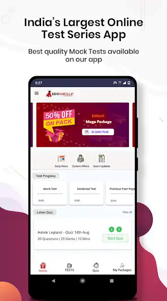 Play Prep. Ashok Leyland With EduGorilla Placement App  and enjoy Prep. Ashok Leyland With EduGorilla Placement App with UptoPlay