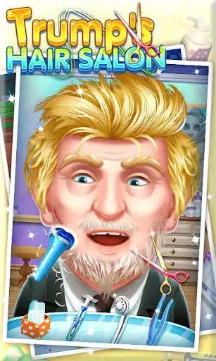 Play President Hair Salon - spa donald trump games as an online game President Hair Salon - spa donald trump games with UptoPlay