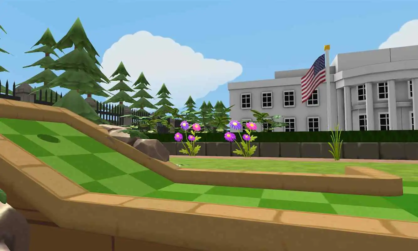 Play Presidential mini golf legion