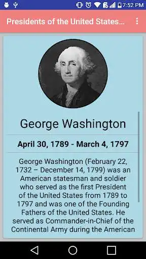 Play Presidents of the United States Pocket Reference as an online game Presidents of the United States Pocket Reference with UptoPlay