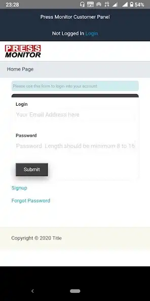 Play Press Monitor Customer App  and enjoy Press Monitor Customer App with UptoPlay