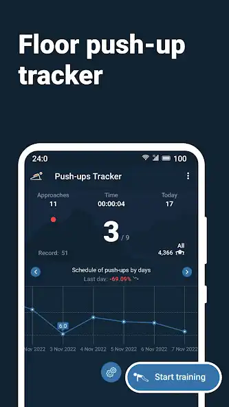 Play Press-up tracker: Home workout  and enjoy Press-up tracker: Home workout with UptoPlay