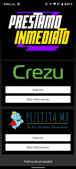 Play Prestamos inmediatos México as an online game Prestamos inmediatos México with UptoPlay