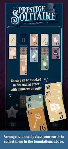 Play Prestige Solitaire as an online game Prestige Solitaire with UptoPlay