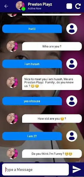 Play PrestonPlayz Fake Video Call  and enjoy PrestonPlayz Fake Video Call with UptoPlay