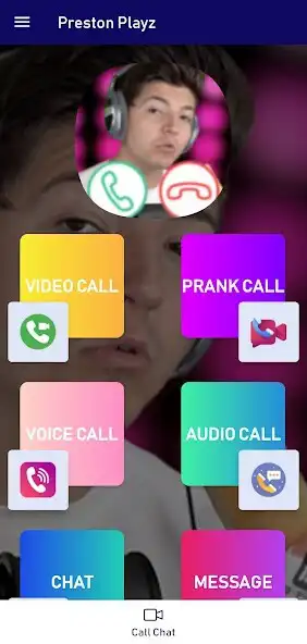 Play PrestonPlayz Fake Video Call as an online game PrestonPlayz Fake Video Call with UptoPlay